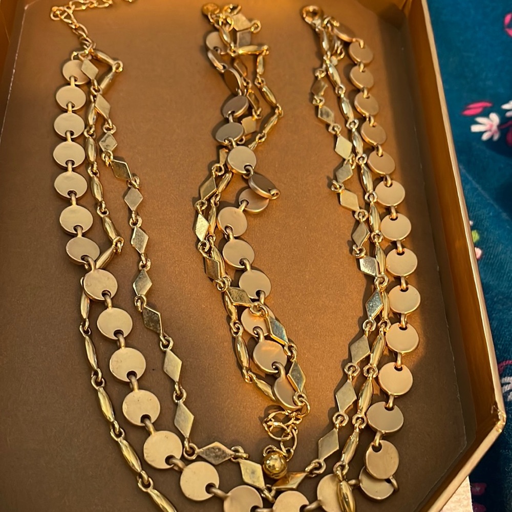 Necklace and matching bracelet